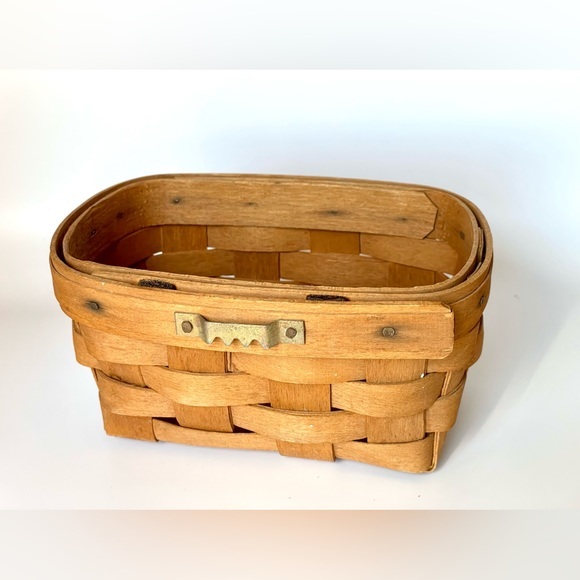 1990 Longaberger hanging basket with hook - Picture 3 of 4